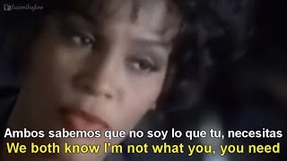 Whitney Houston  I Will Always Love You  Subtitulada Español  Lyrics English [upl. by Edorej]