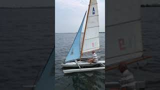 Watermouse Small Trimaran Sailing [upl. by Wall436]