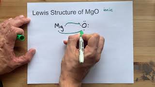 Lewis Structure of Magnesium Oxide MgO [upl. by Blinnie200]