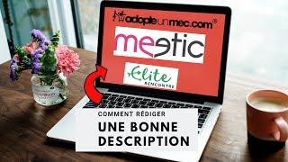 Les phrases EFFICACES pour une description de site de rencontre réussie [upl. by Eula520]