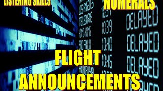 flight announcement [upl. by Ynaitirb]