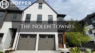 Charlotte NC Luxury Townhome Tour  Hopper Communities  The Nolen Townes [upl. by Mame675]