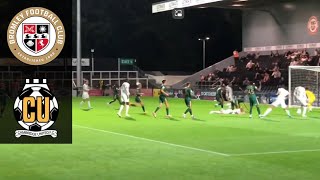 Bromley vs Cambridge United 33 Bromley win on penalties  EFL Trophy from the terrace [upl. by Erkan]