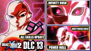 NEW DLC 13 JIREN  NEW UPDATED GAMEPLAY SKILLS Dragon Ball Xenoverse 2 DLC Pack 13 amp Free Update [upl. by Chiles]