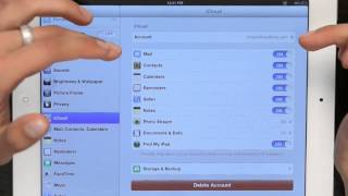 How to Sync Two iPad Computers  Tech Yeah [upl. by Maiah38]