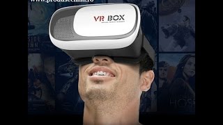 Ochelari realitate virtuala 3D  VR Box  wwwprodusechinaro [upl. by Ginni]