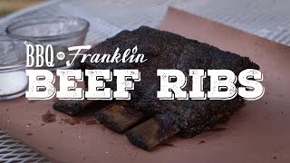 BBQ with Franklin Beef Ribs [upl. by Ainod]