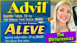 NSAIDs Ibuprofen Advil Motrin vs Naproxen Aleve The Differences [upl. by Adran]