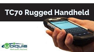 Zebra TC70 Rugged Handheld Computer Review [upl. by Ahsitruc36]