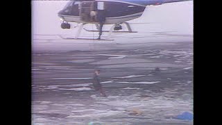 The moment Air Florida Flight 90 crashed into the Potomac River in Washington DC in 1982 [upl. by Releehw]