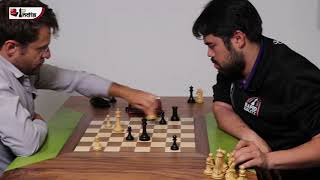 A baffled Nakamura after squandering an easy win against Aronian [upl. by Gardie]