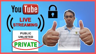 🔴 How to PRIVATE LIVE STREAM in YouTube [upl. by Aneroc]