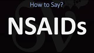 How to Pronounce NSAIDs CORRECTLY [upl. by Dun]