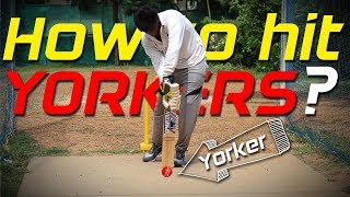 How to hit YORKERS  Cricket Batting tips  Nothing But Cricket [upl. by Aivul]