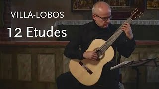 12 Etudes • VillaLobos • Andrzej Wilkus [upl. by Chelton]