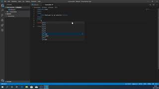 Using Visual Studio Code to make a website [upl. by Airdnola]