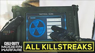 ALL SCORESTREAKS All Multiplayer Killstreaks Showcase amp Gameplay  Call of Duty Modern Warfare [upl. by Sterner]