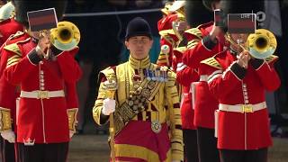 Trooping the Colour 2018 Zu Ehren der Königin [upl. by Erdne286]