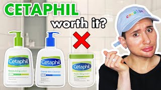 CETAPHIL REVIEW Gentle Skin Cleanser Oily Skin Cleanser and Moisturizing Lotion  WORTH IT ✅ [upl. by Doria]