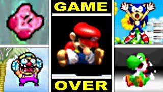 Classic Gameboy Advance Video Game Deaths amp Game Over Screens [upl. by Nuahs921]