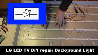 TV Repair Fernseher defekt Display Hintergrundbeleuchtung reparieren  LG Smart TV Backlight repair [upl. by Marysa]