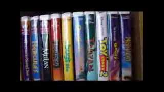 Disney VHS Collection part 1 original video small collection [upl. by Lemra]