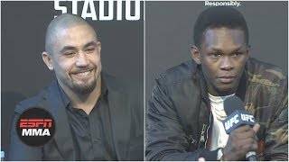 The best of Robert Whittaker and Israel Adesanyas UFC 243 press conference  ESPN MMA [upl. by Karoly]