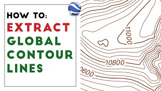 How to extract CONTOUR LINES from anywhere in the world [upl. by Atikahs]