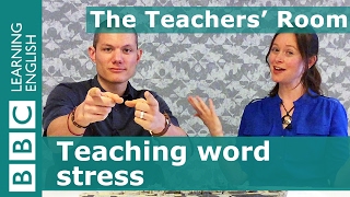 The Teachers Room Teaching word stress [upl. by Garbe507]