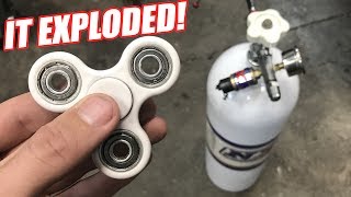 Fidget Spinner vs 850psi didnt end well [upl. by Michal250]