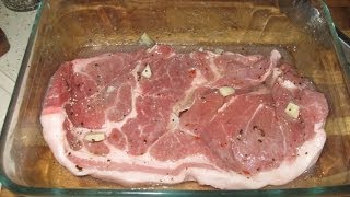 Marinate Pork Steak  Video  98 [upl. by Zadoc]