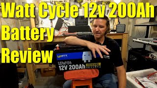 Wattcycle 12v 200ah Lifepo4 Battery Review [upl. by Suiluj]