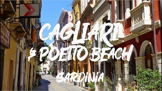 CAGLIARI amp POETTO BEACH – Sardinia 🇮🇹 Full HD [upl. by Mycah316]