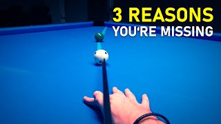 3 Reasons You Keep Missing Shots [upl. by Iaj]