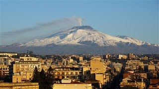 Dramatic Eruptions From Mount Etna Europes Largest Volcano [upl. by Cantu]