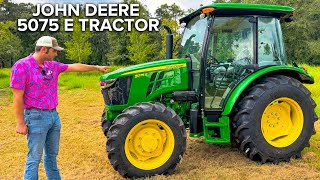 John Deere 5075 E Full Tractor Overview [upl. by Aicetel]