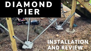 Diamond Pier Pin Foundation Installation and Review [upl. by Koeppel]