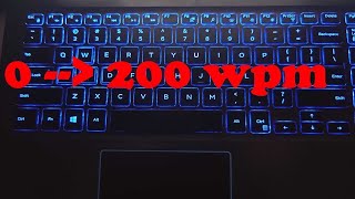 Everything you need to know to get from 0 to 200 WPM [upl. by Narok484]