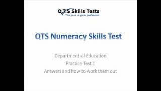 Numeracy Practice Test 1 [upl. by Yanahs]