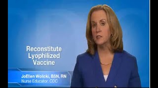 Reconstitute Lyophilized Vaccine [upl. by Negeam]