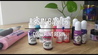 Resin Basics  How To Colour Resin  Seriously Creative Resin Tutorial [upl. by Glaser186]