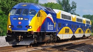 Northstar Commuter Train Minneapolis Minnesota [upl. by Inat]