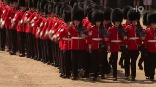 Trooping the Colour 2017  The British Grenadiers no commentary [upl. by Eemla887]