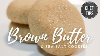 Brown Butter Sea Salt Cookie Recipe [upl. by Stauder]