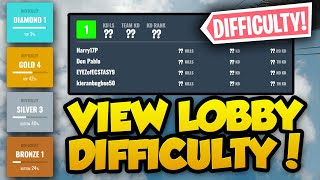 How To Check Lobby Difficulty In Warzone Warzone Lobby Difficulty Checker [upl. by Edras]