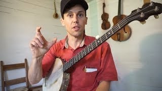 Two Finger Banjo Traditional Techniques [upl. by Arikal784]