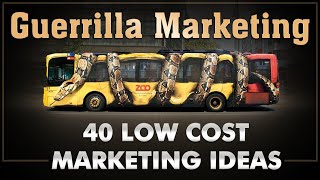 Guerilla Marketing  Ambush Marketing  40 Low Cost Ideas  Dr Vivek Bindra [upl. by Dom]