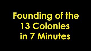 Founding of the 13 Colonies [upl. by Anceline]