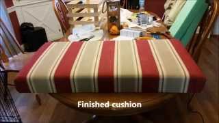 How to Cover a Cushion [upl. by Sedlik478]