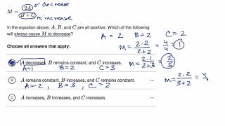 Algebraic properties  Worked example  Praxis Core Math  Khan Academy [upl. by Dumas497]